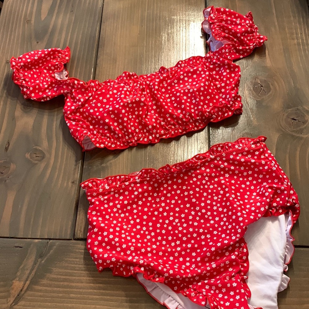 SHEIN Short Sleeve Bikini Swimsuit